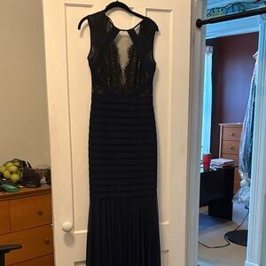 Xscape Black Lace Maxi Dress